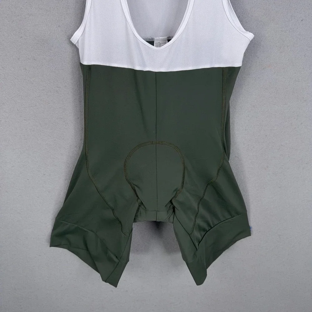 NeoPro Cycling Bib Shorts Mens 4XL Green Solid Padded Road Bike Athleisure
